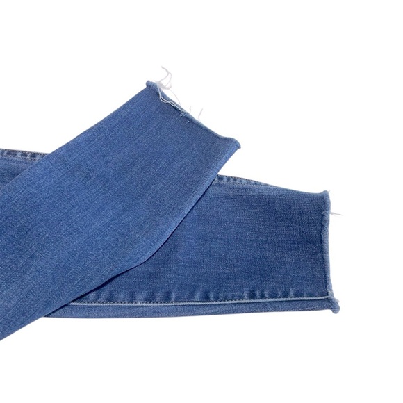 Madewell Blue High-Rise Skinny Jeans with Frayed Hem size 25 style #G7391 - Picture 5 of 11